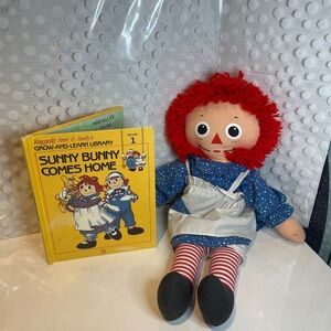 Vintage Playskool large Raggedy Ann Cloth 🧶Yarn Doll